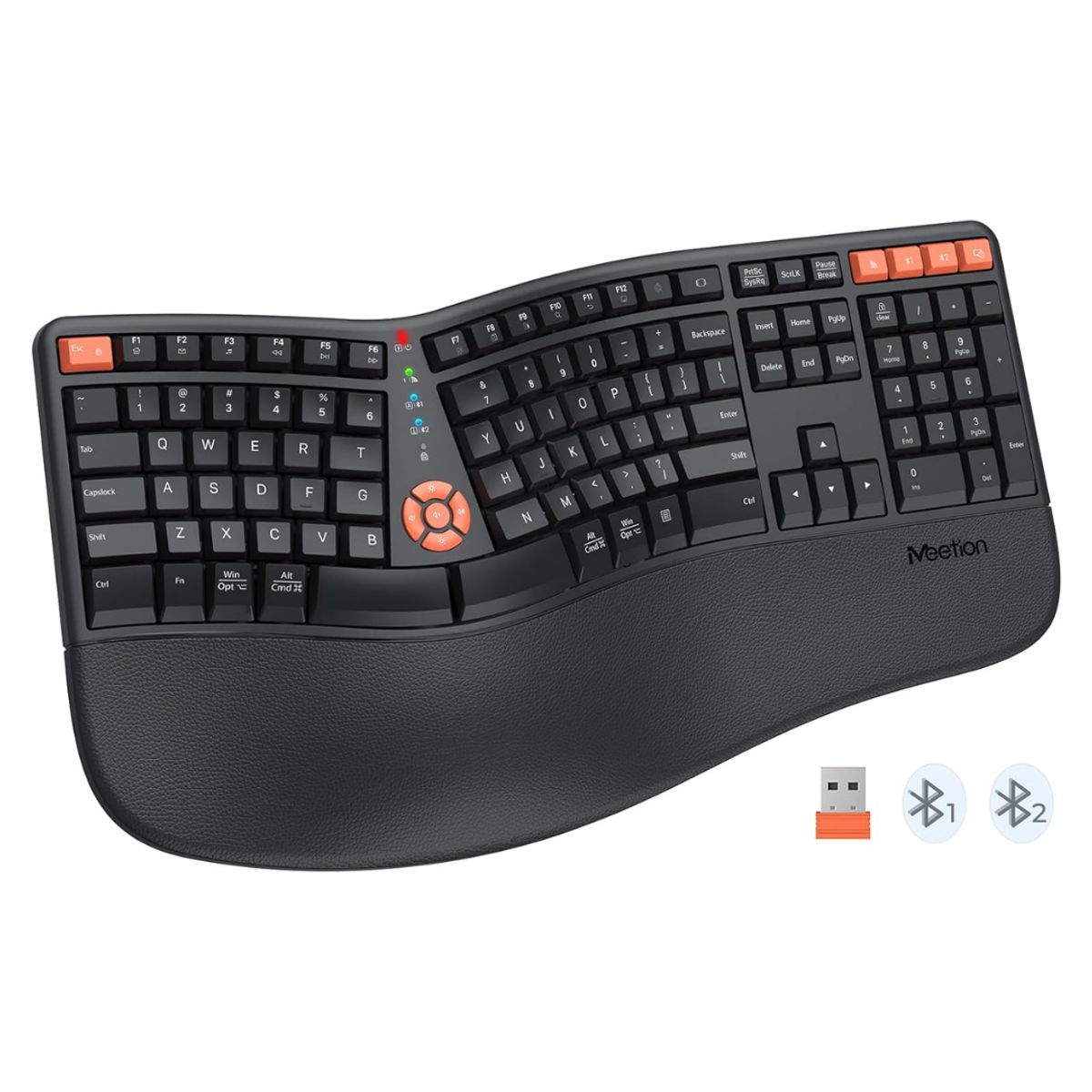 MEETION - Combo Teclado con Mouse Recargable MEETION Director C2 NEGRO