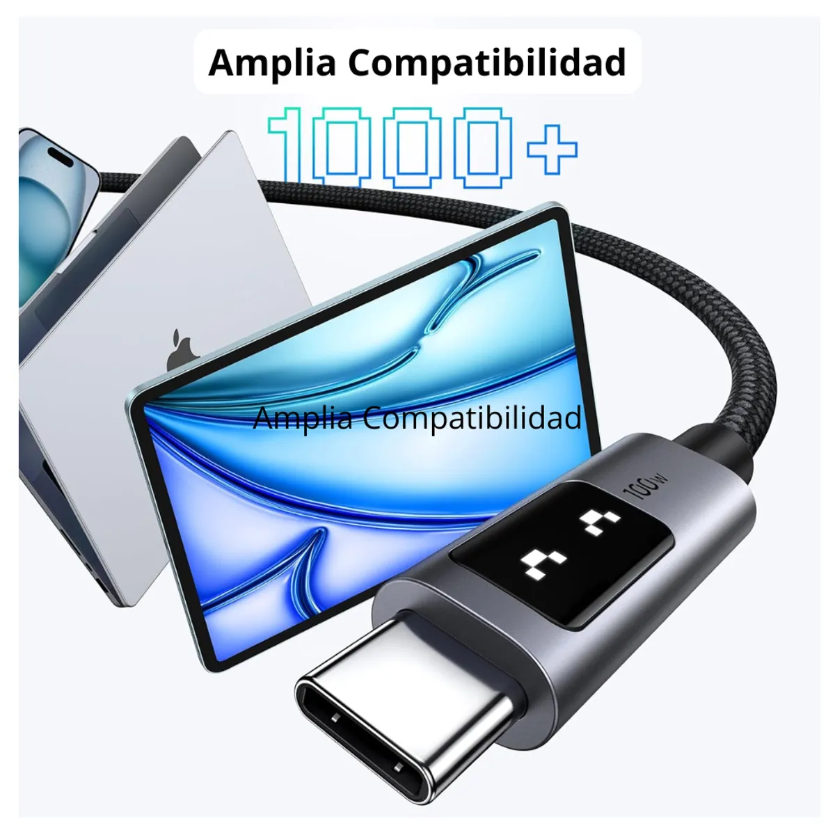 UGREEN - UGREEN Cable Cargador Carga Rapida 100w USB-C a USB-C