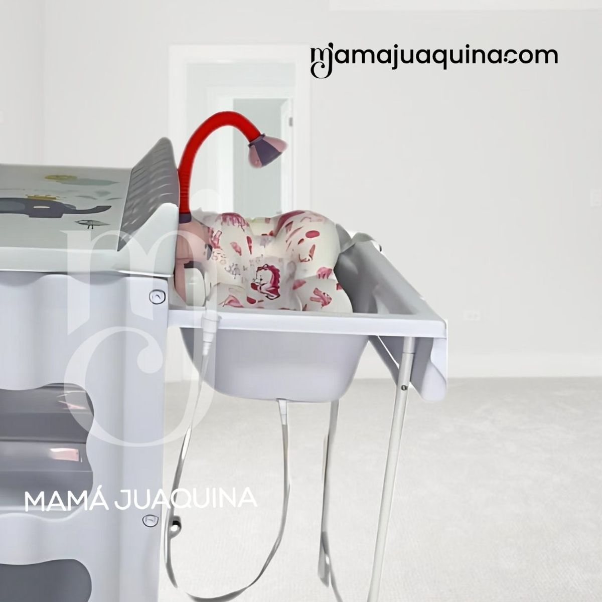 BABY - Bañera Cambiador «BAMORY » Edición Limitada Lila