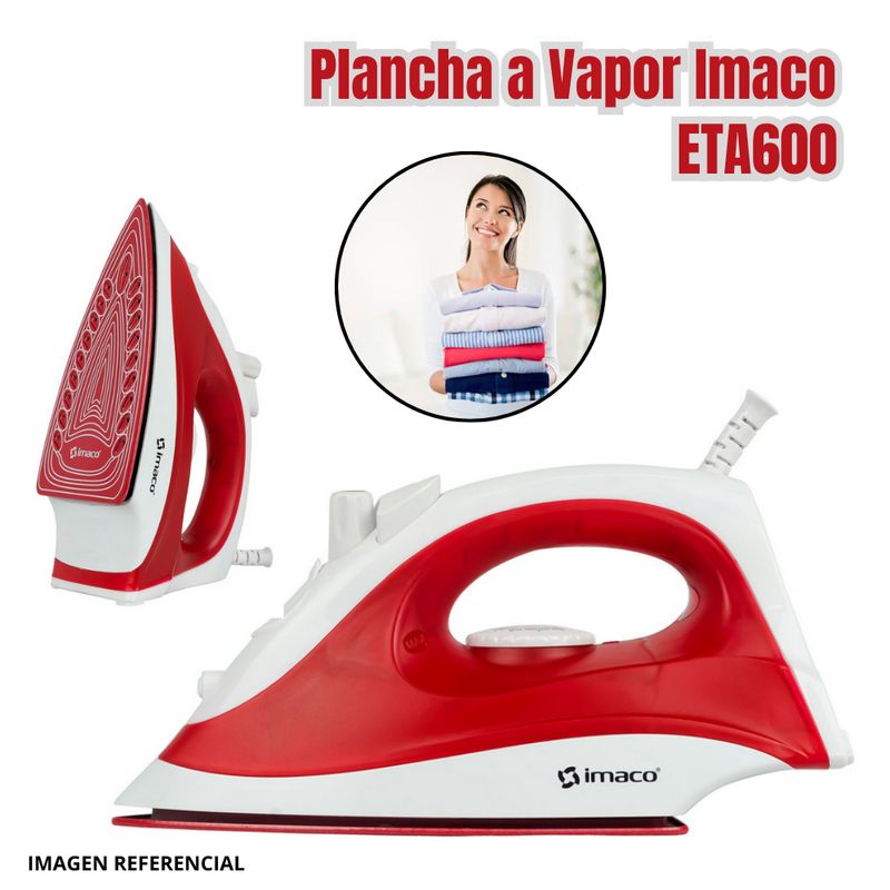 IMACO - Plancha a Vapor Imaco Antiadherente - ETA600