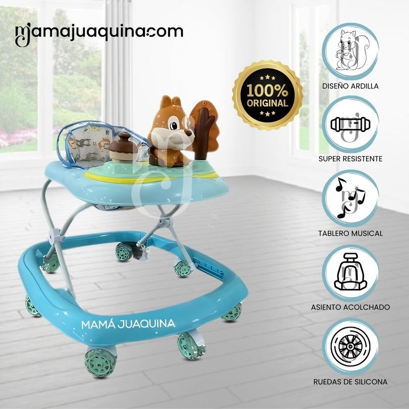 CONFORT - Andador con Tablero Musical «SWIFT BABY» Light Blue