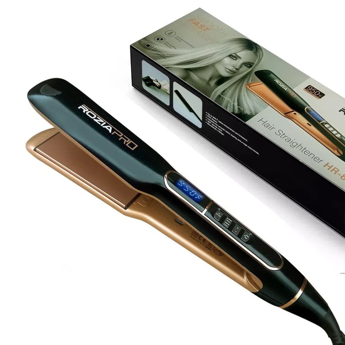 GENERICO - Plancha Alisadora de Cabello Rozia Pro HR-815