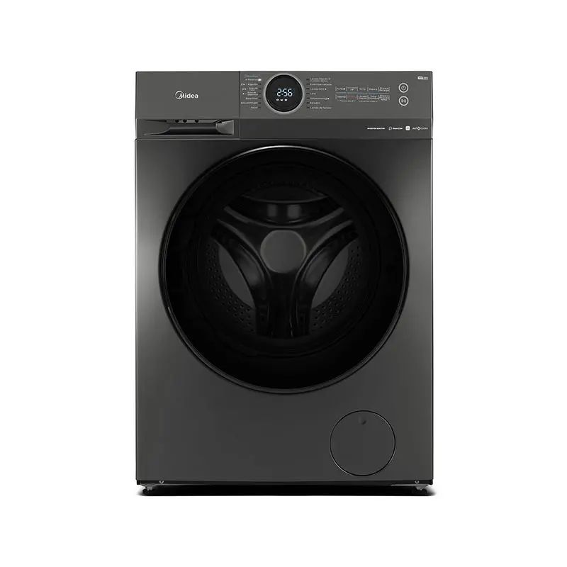 MIDEA - Lavaseca 135Kg  8Kg Carga Frontal Inverter Titanium MIDEA MF200D135WBT-PE