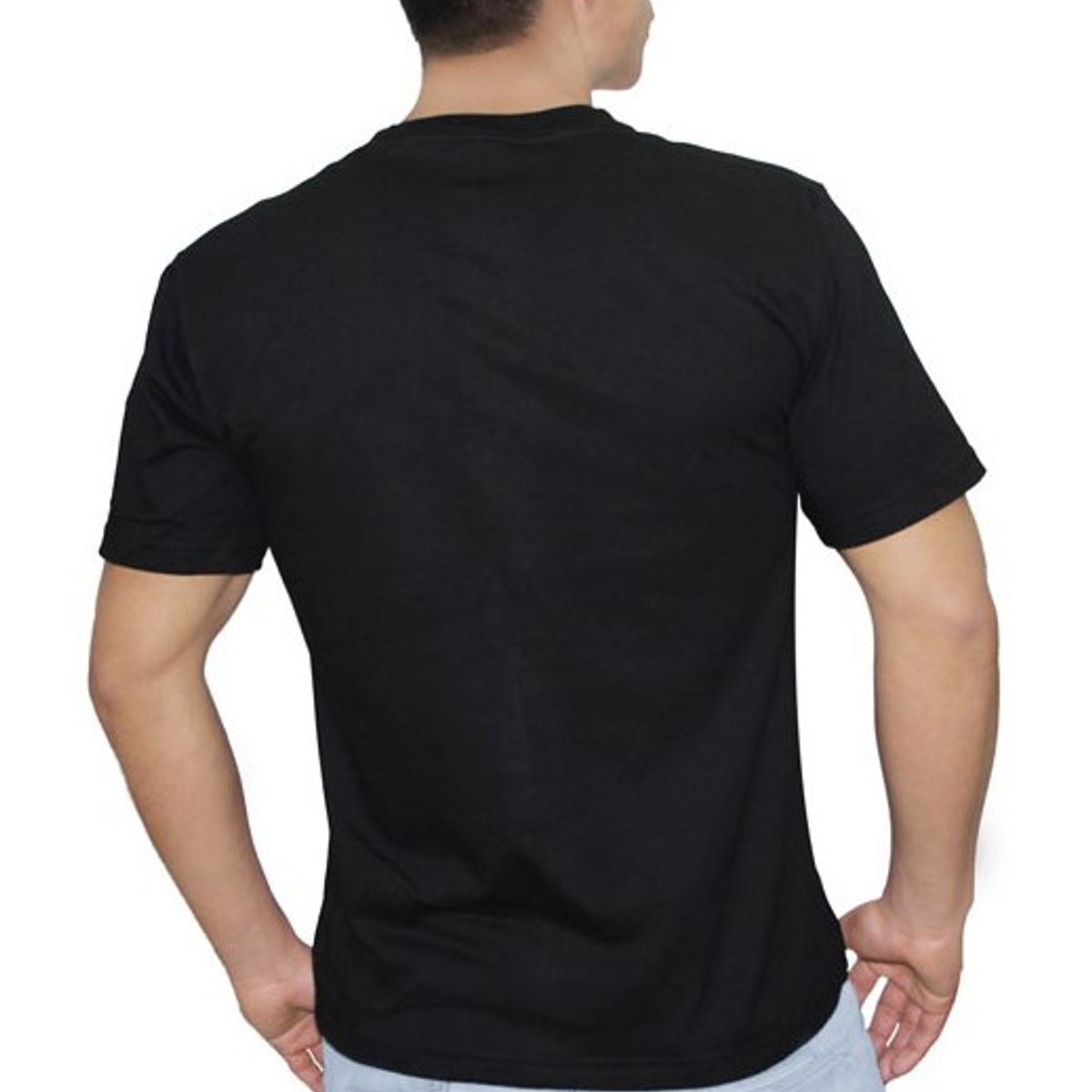 GENERICO - POLO CUELLO REDONDO COLOR NEGRO