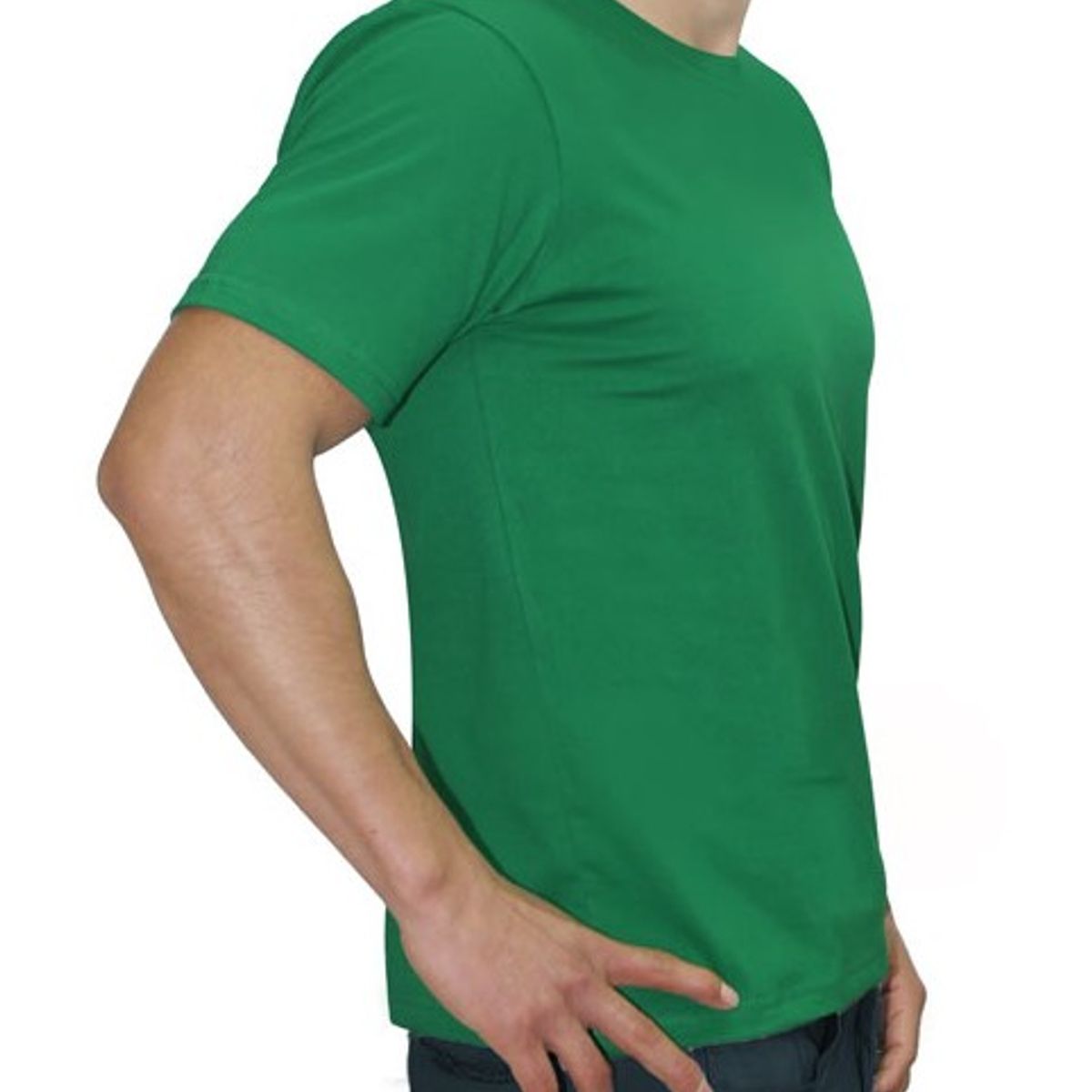 GENERICO - POLO CUELLO REDONDO COLOR VERDE