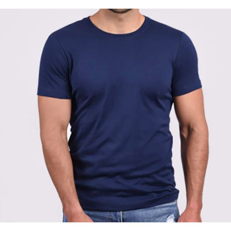 GENERICO - POLO CUELLO REDONDO COLOR AZUL MARINO