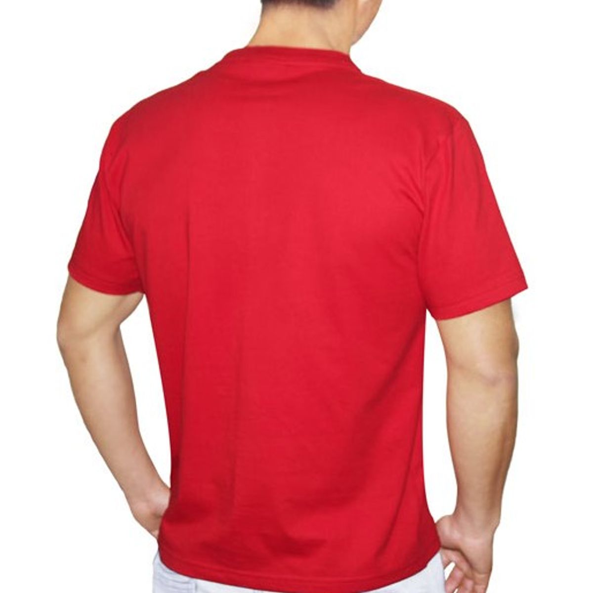 GENERICO - POLO CUELLO REDONDO COLOR ROJO