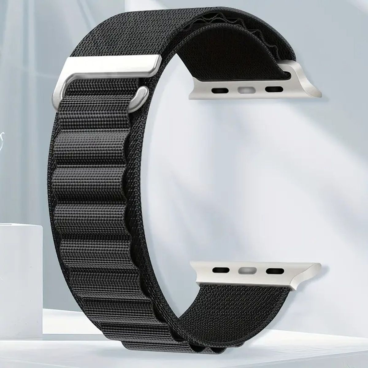 MEGIMPERU - Correa Deportiva para Apple Watch ajustable con Gancho en C