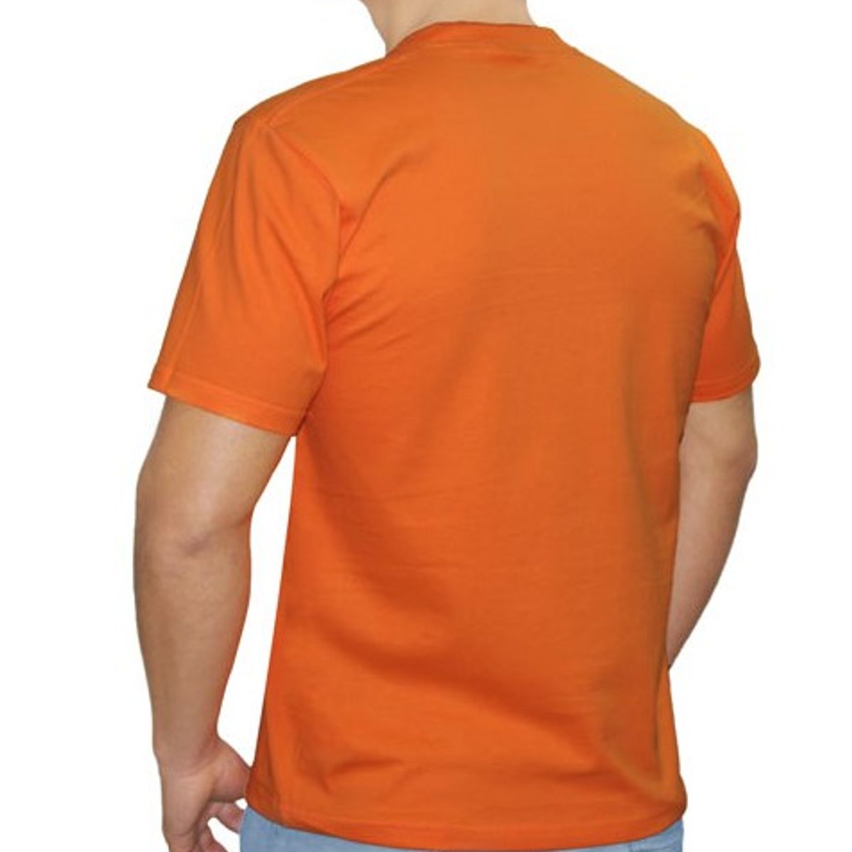 GENERICO - POLO CUELLO REDONDO COLOR NARANJA