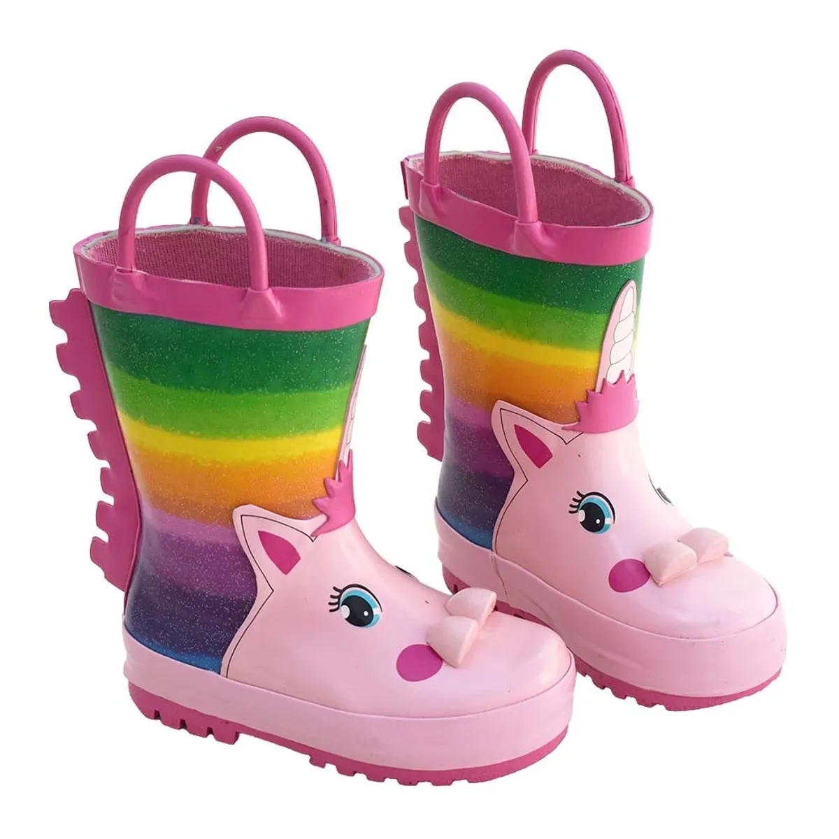 GENERICO - BOTAS DE LLUVIA UNICORNIO MULTICOLOR US