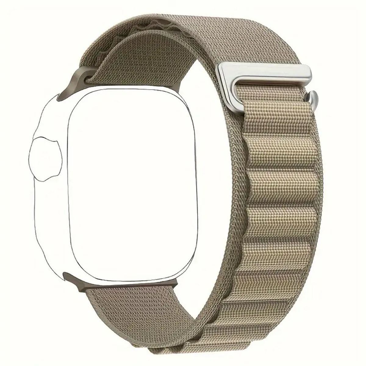 MEGIMPERU - Correa Deportiva para Apple Watch ajustable con Gancho en C