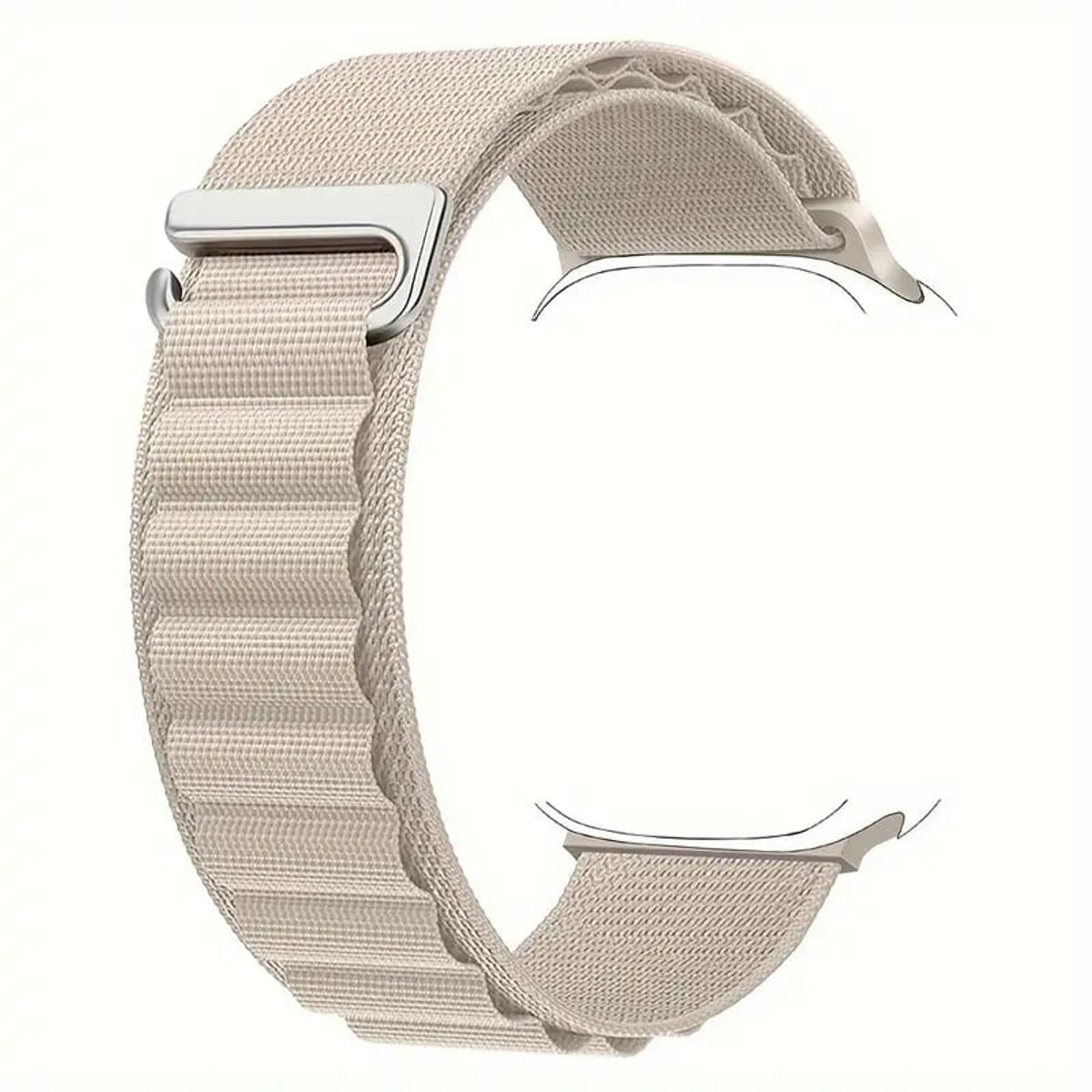 MEGIMPERU - Correa Deportiva para Apple Watch ajustable con Gancho en C