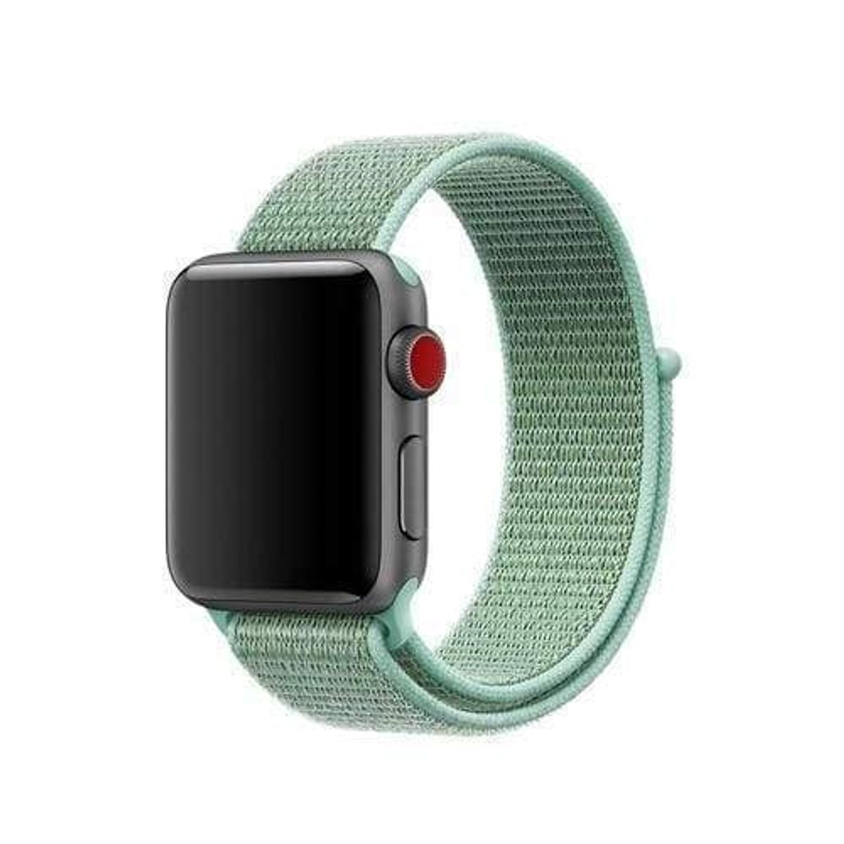 GENERICO - Correa Nylon para Apple Watch 38/40/41mm/(Series 10 42mm) Verde
