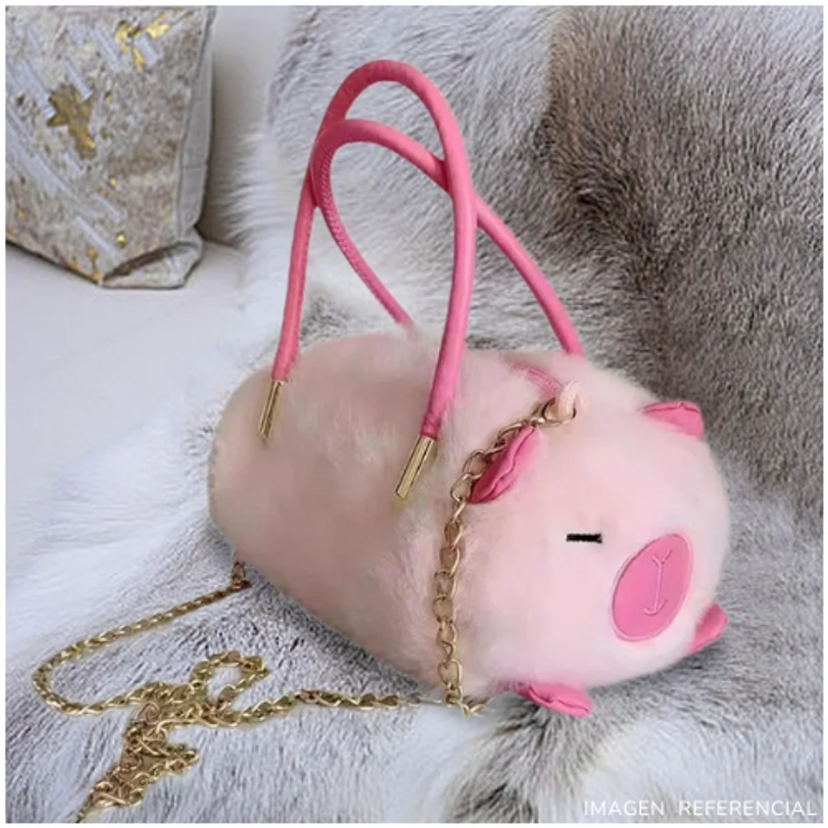 INSPIRA MARKET - Bolso Cartera Capibara Panda Kawaii Niños y Niñas de Felpa