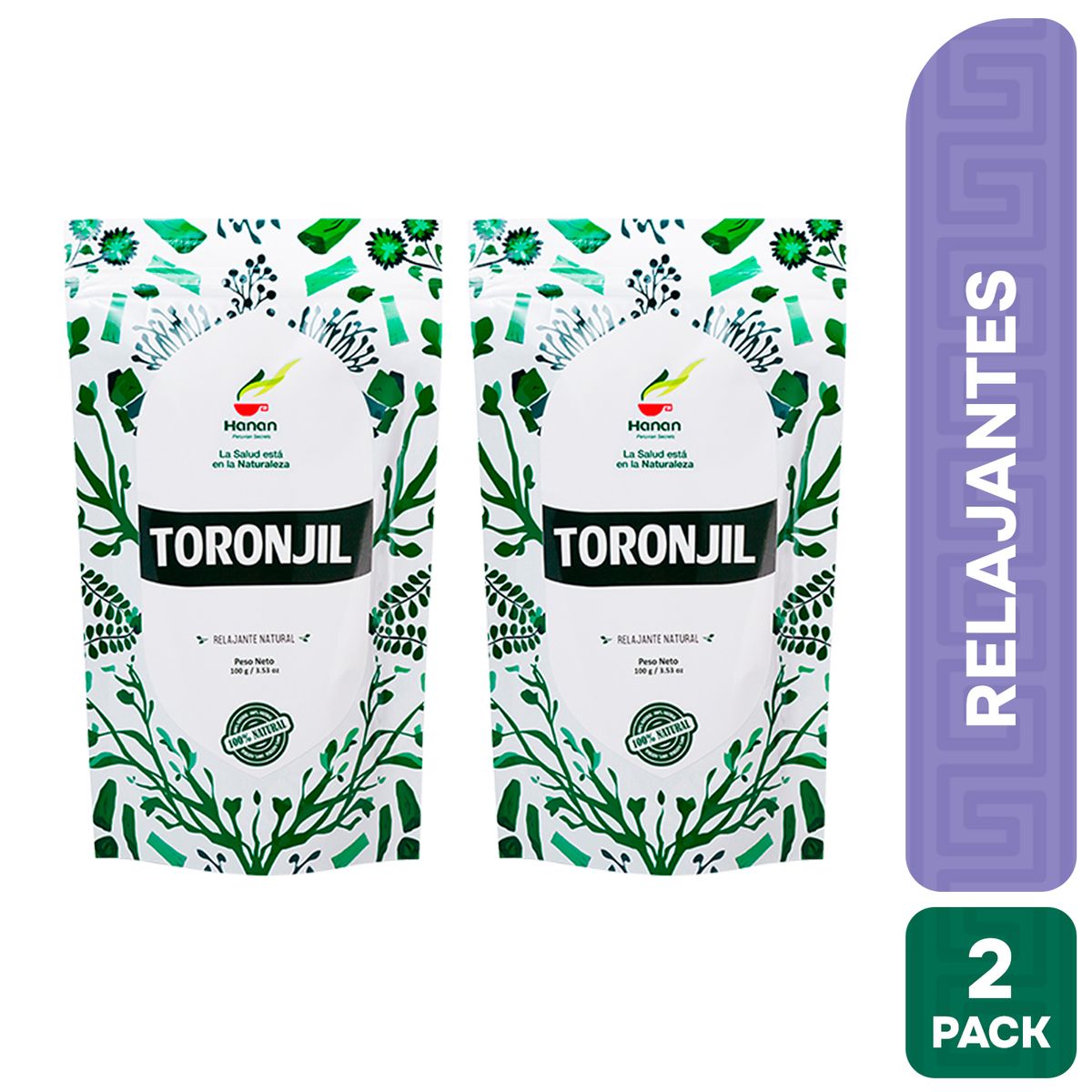 HANAN PERUVIAN SECRETS - Toronjil Infusión Hanan Duopack 100 gr