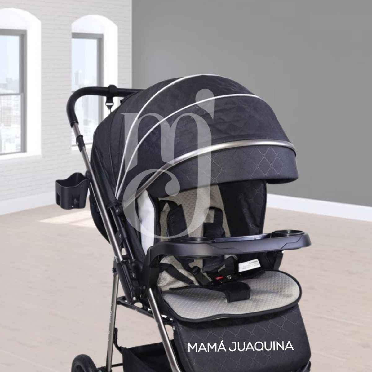 BABY - Coche Cuna De Lujo «DELTA» Black