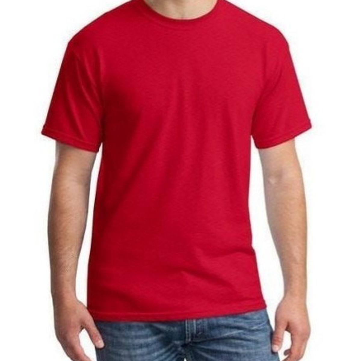 GENERICO - POLO CON CUELLO REDONDO COLOR ROJO