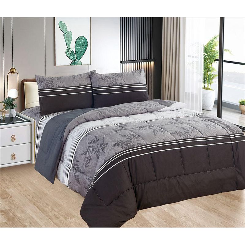 CASATEX - Edredón + Juego de sábanas King size 100% Algodón