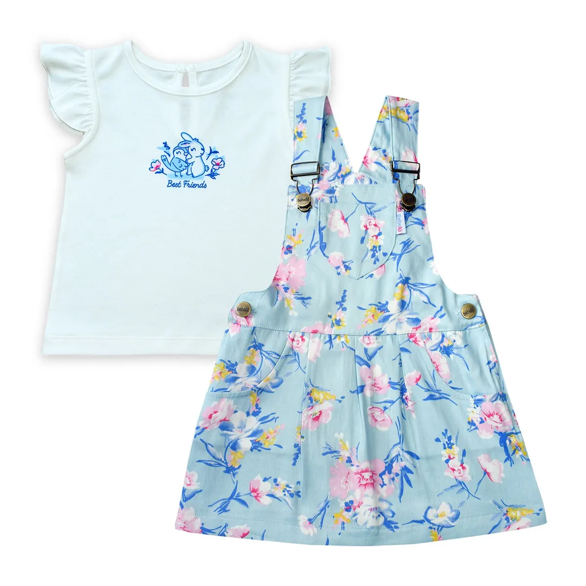 BEBELU - Conjunto Chalis Aide Para Niña Bebelú