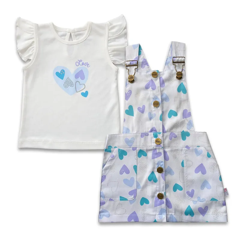 BEBELU - Conjunto Drill Nora Para Niña Bebelú