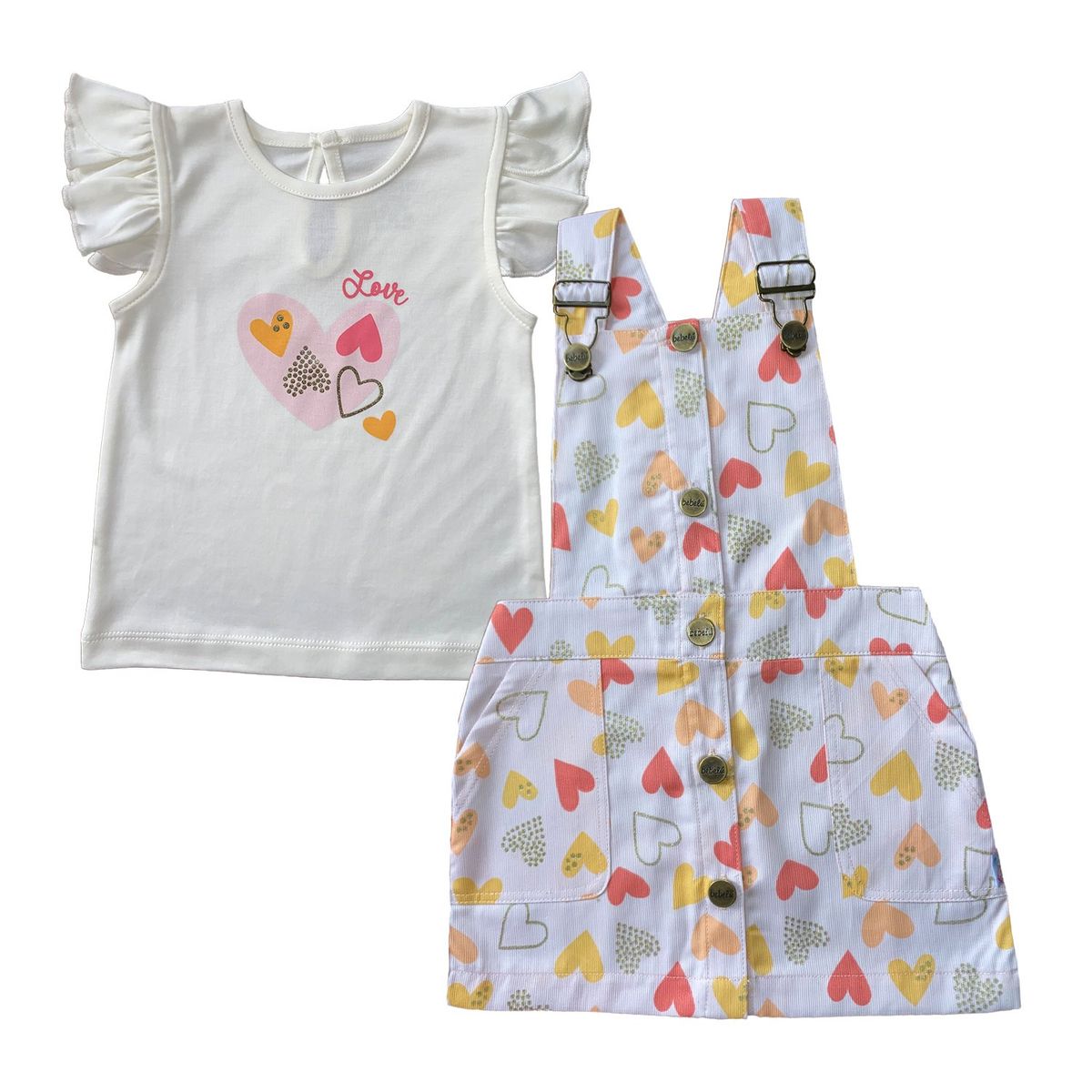 BEBELU - Conjunto Drill Nora Para Niña Bebelú