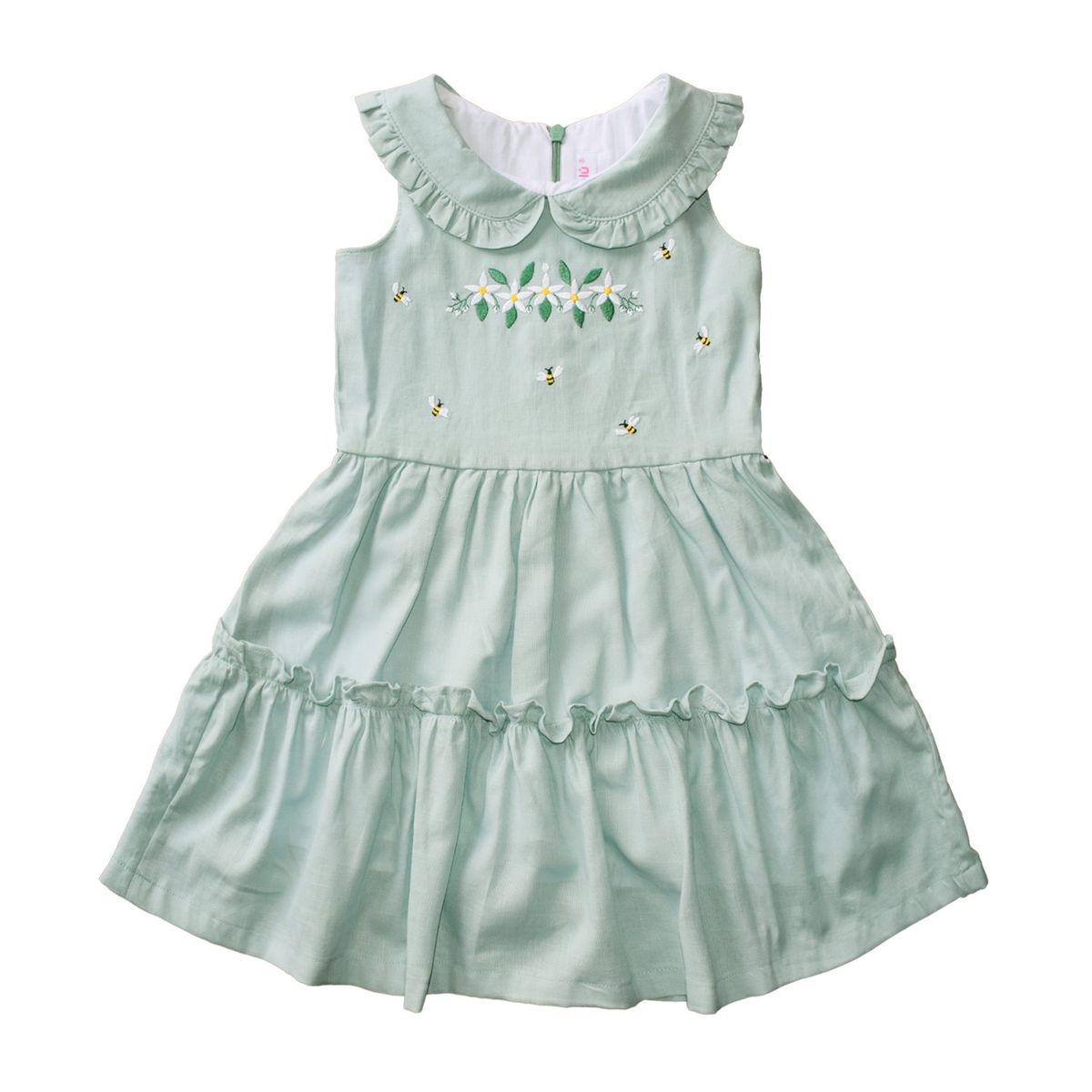 BEBELU - Vestido Lino Barbara Para Niña Bebelú