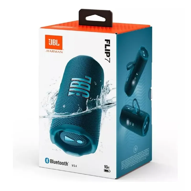 JBL - Parlante Bluetooth Portátil JBL Flip 7 Inalámbrico - Azul