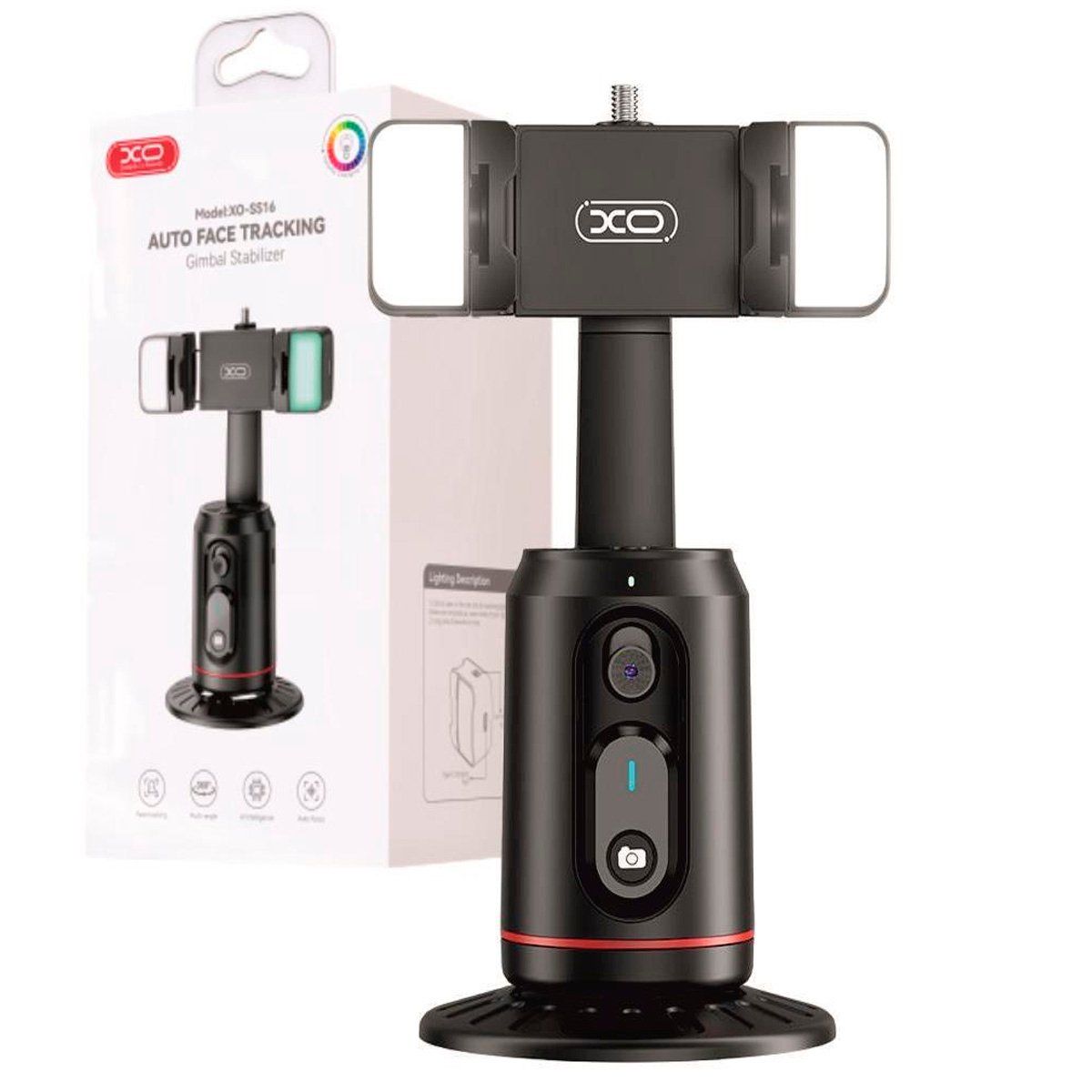 XO - Selfie Stick Com Rastreamento Facial E Bluetooth XO-Ss16 Negro