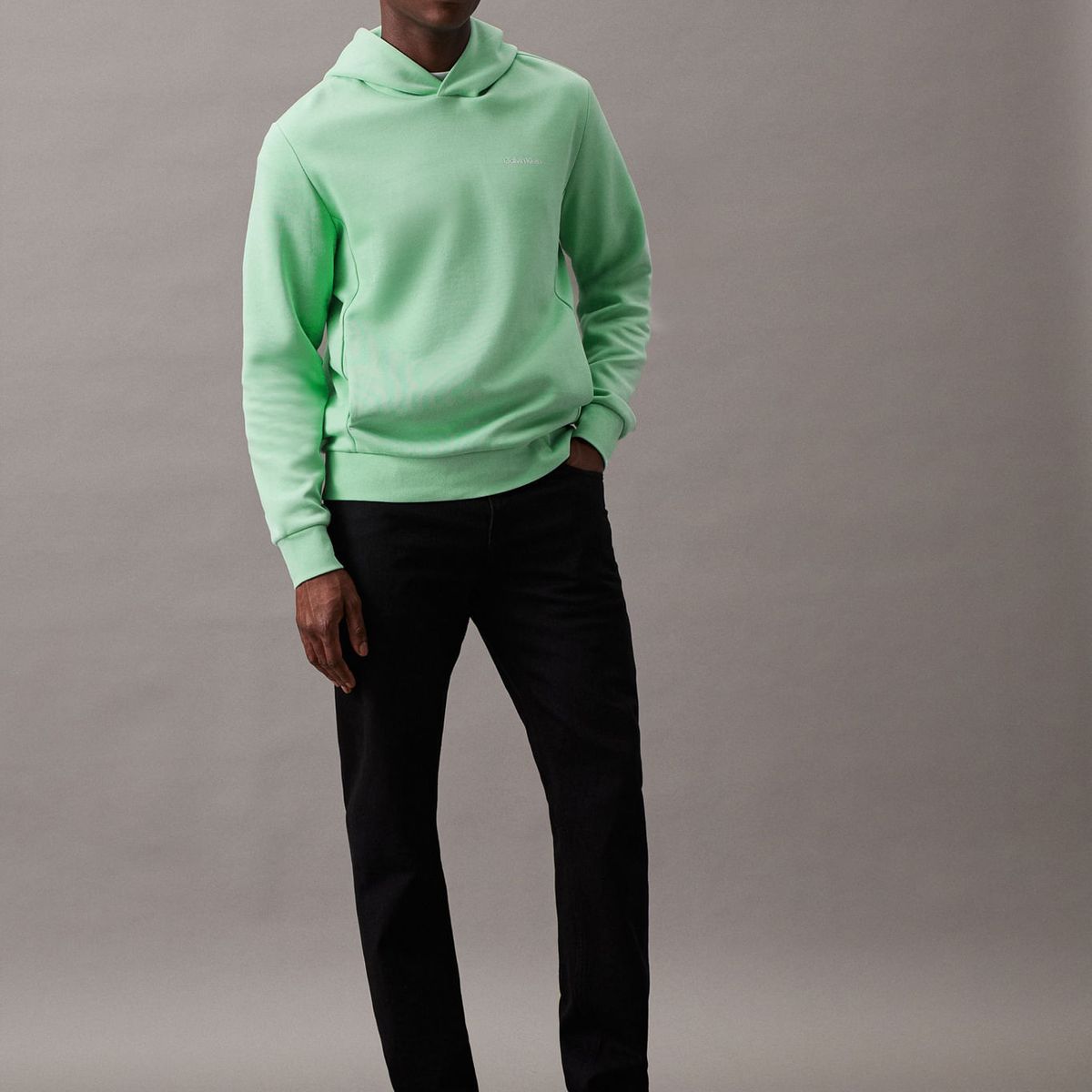 CALVIN KLEIN - SWEATSHIRT MICRO LOGO REPREVE HOODIE