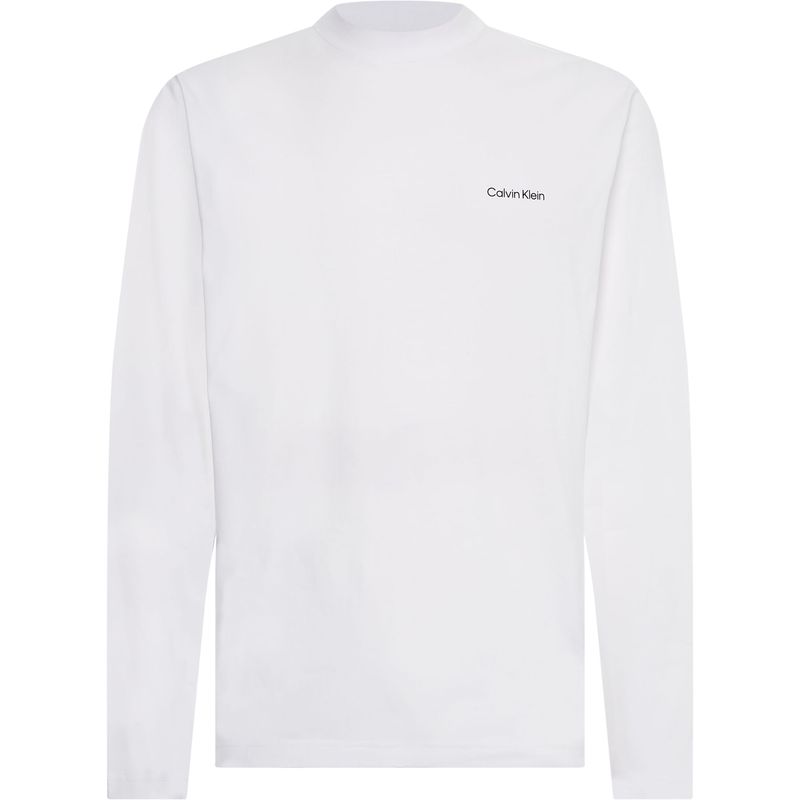CALVIN KLEIN - CAMISETA MICRO LOGO LS MOCK NECK T-SH