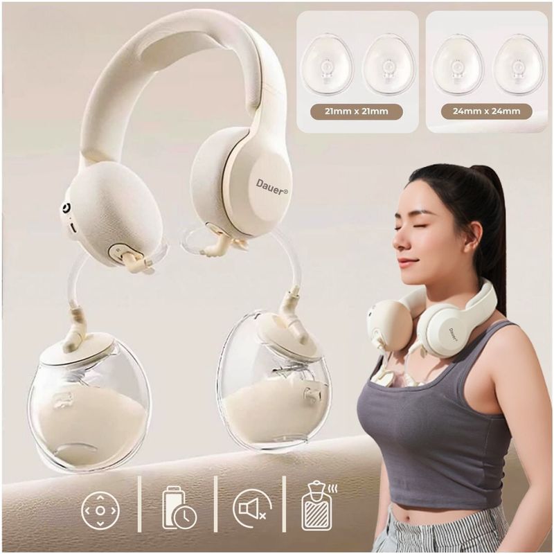 DAUER - NEW Extractor De Leche Electrico Doble Portatil Manos Libres