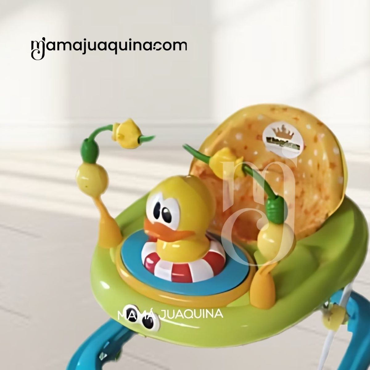 BABY - Andador con Tablero Musical «DUCKY LUCKY» 3 en 1 Green