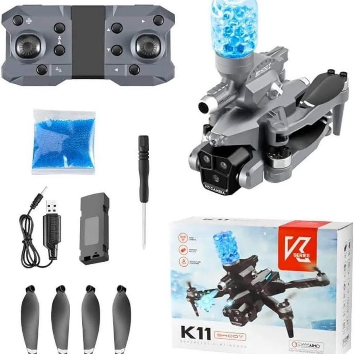 GENERICO - Drone K11 Max Con Tres Cámaras 4k HD