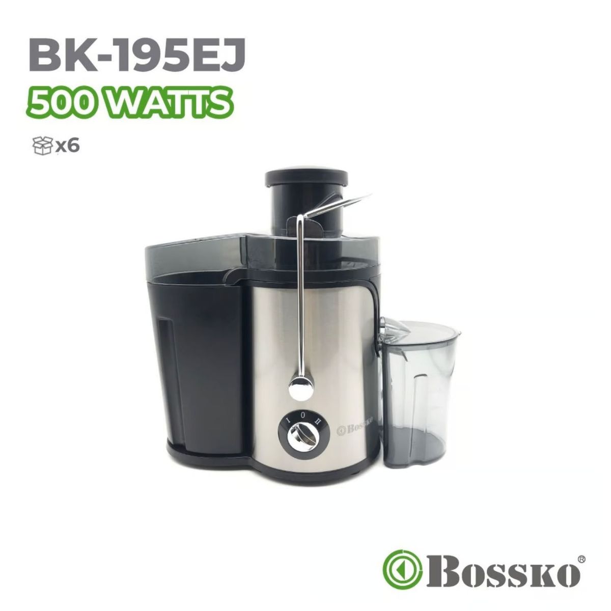 BOSSKO - Extractor De Jugos Bossko BK-195EJ - 500 W