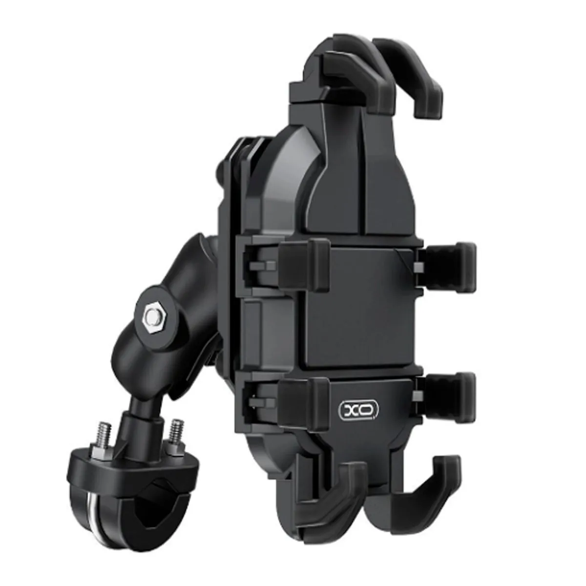 XO - Soporte Celular Moto XO-C149 Con Absorcion De Impactos Negro