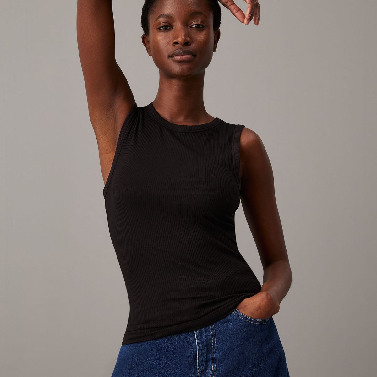 CALVIN KLEIN - CAMISETA MODAL RIB TANK TOP