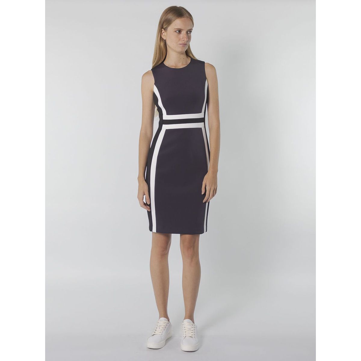 CALVIN KLEIN - VESTIDO COLORBLOCK SHEATH