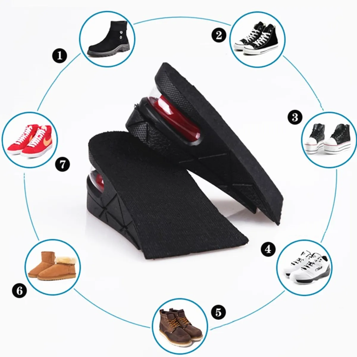 OEM - Plantilla para Crecer de Estatura hasta 5cm Regulable