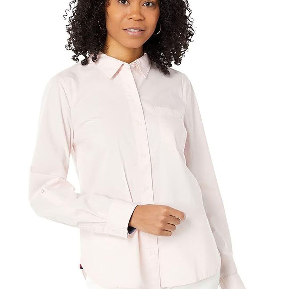 TOMMY HILFIGER - BLUSA ROLL TAB- SOLID TH