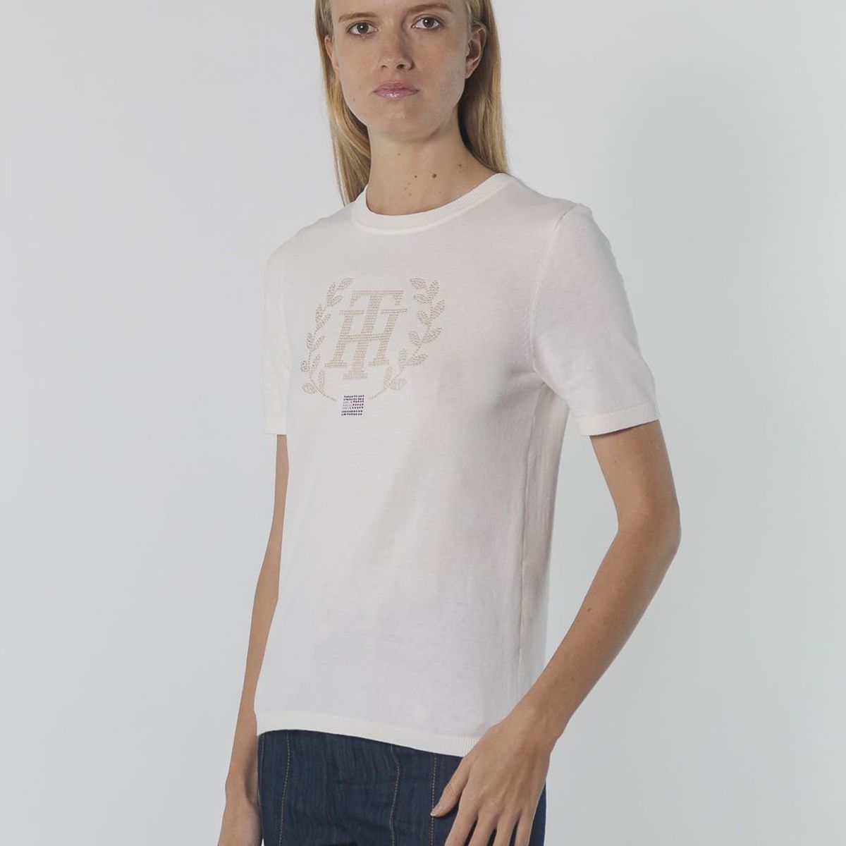 TOMMY HILFIGER - SWEATER S/S LOGO CRST SWTR