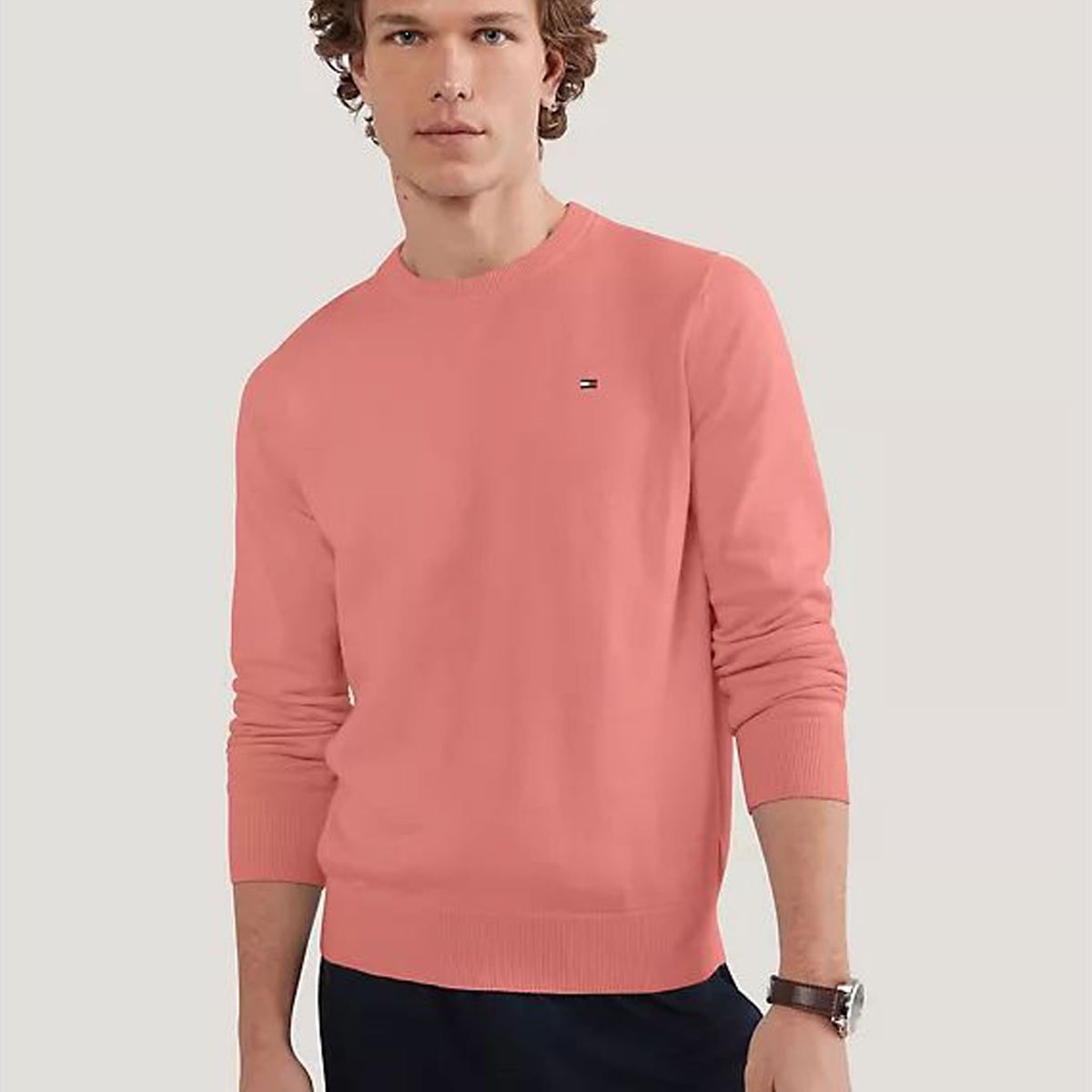 TOMMY HILFIGER - SWEATER  M AMHERST CREW NECK SWEATER