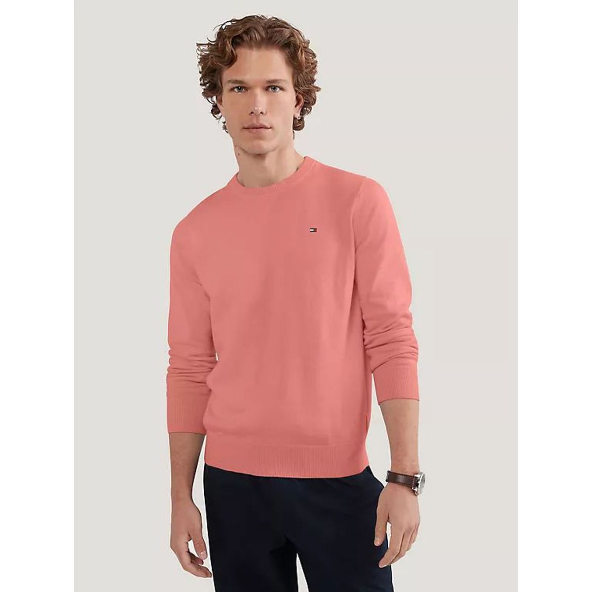 TOMMY HILFIGER - SWEATER  M AMHERST CREW NECK SWEATER