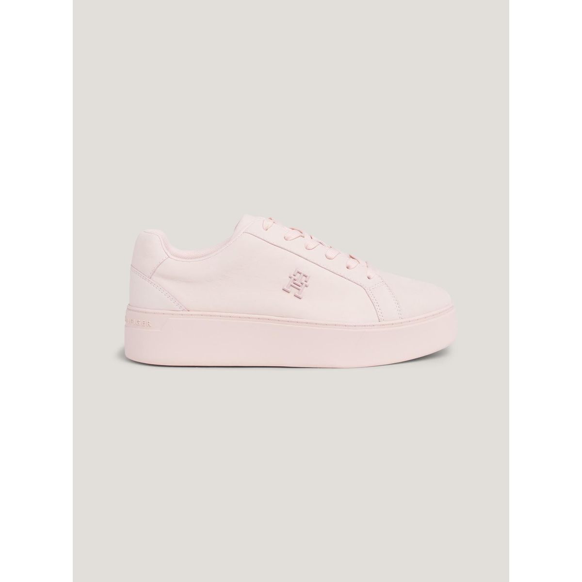 TOMMY HILFIGER - ZAPATILLAS PLATFORM COURT SNEAKER NUBUCK TH