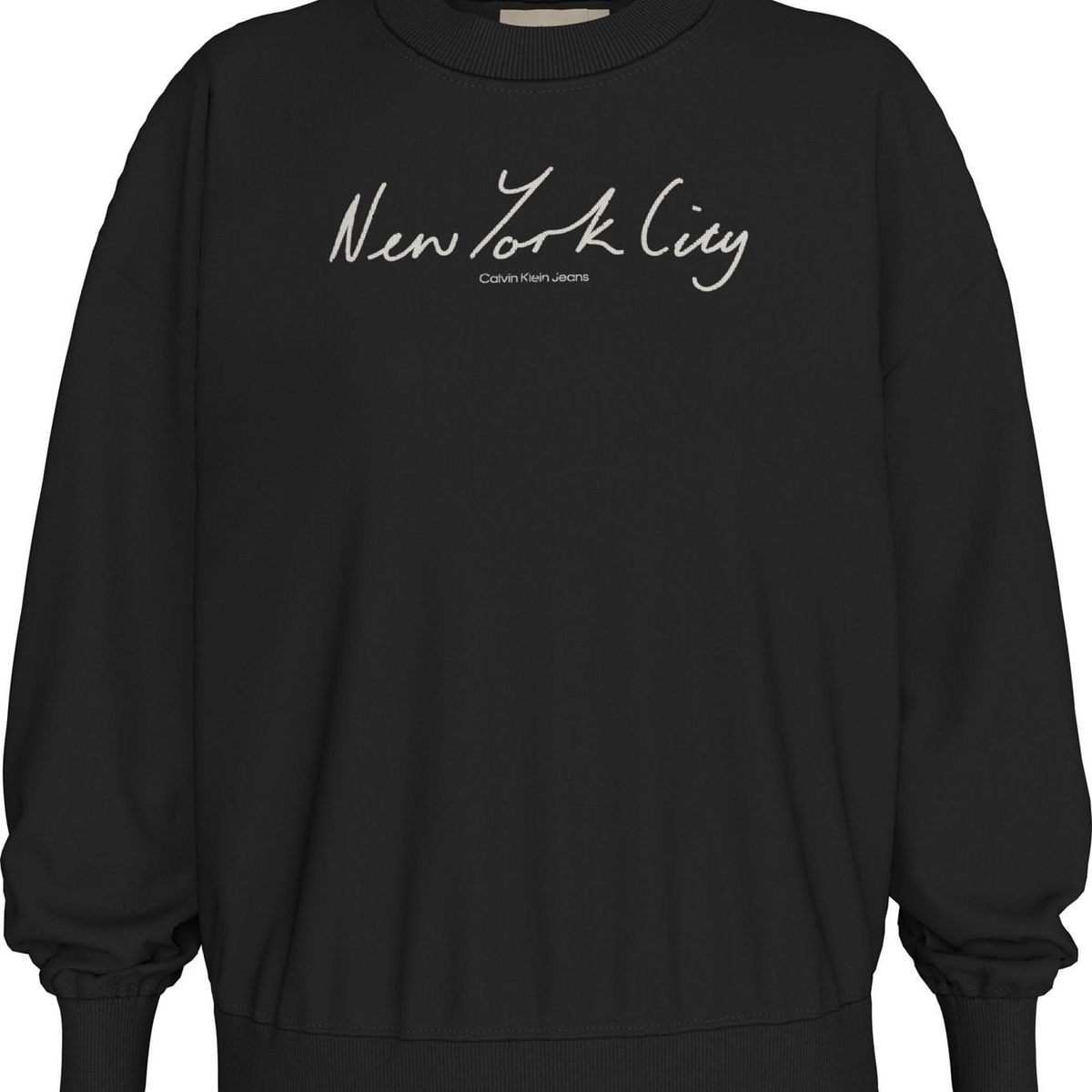 CALVIN KLEIN - SWEATSHIRT EMBROIDERED NYC RELAXED CN