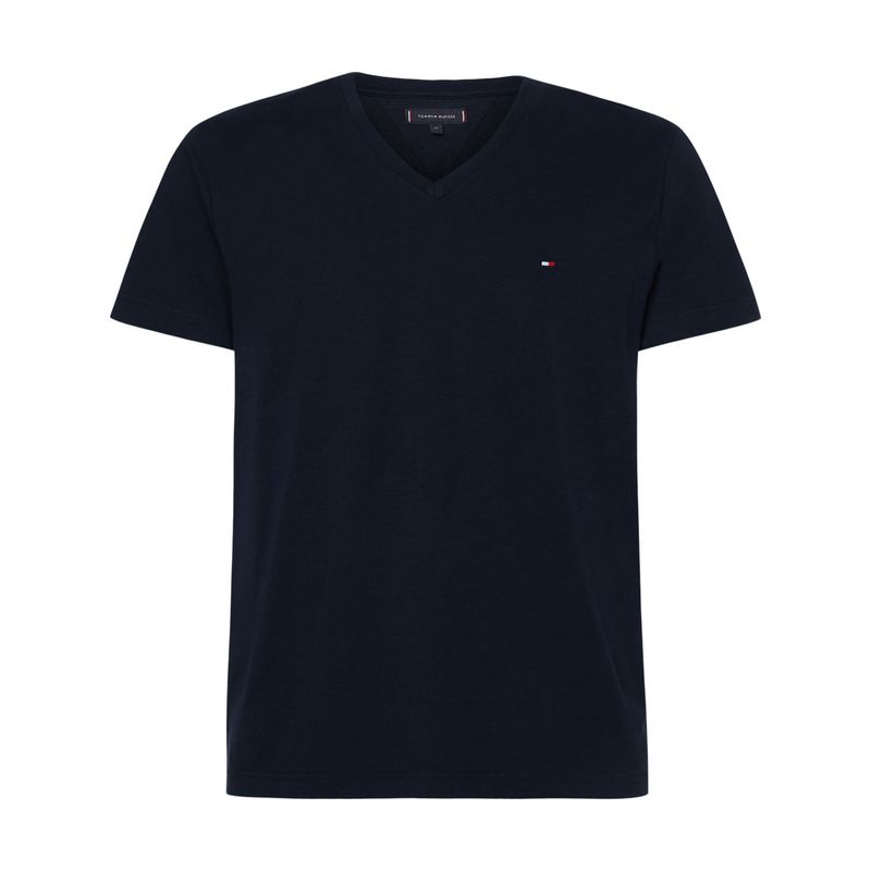 TOMMY HILFIGER - CAMISETA WCC ESSENTIAL COTTON VNECK TEE