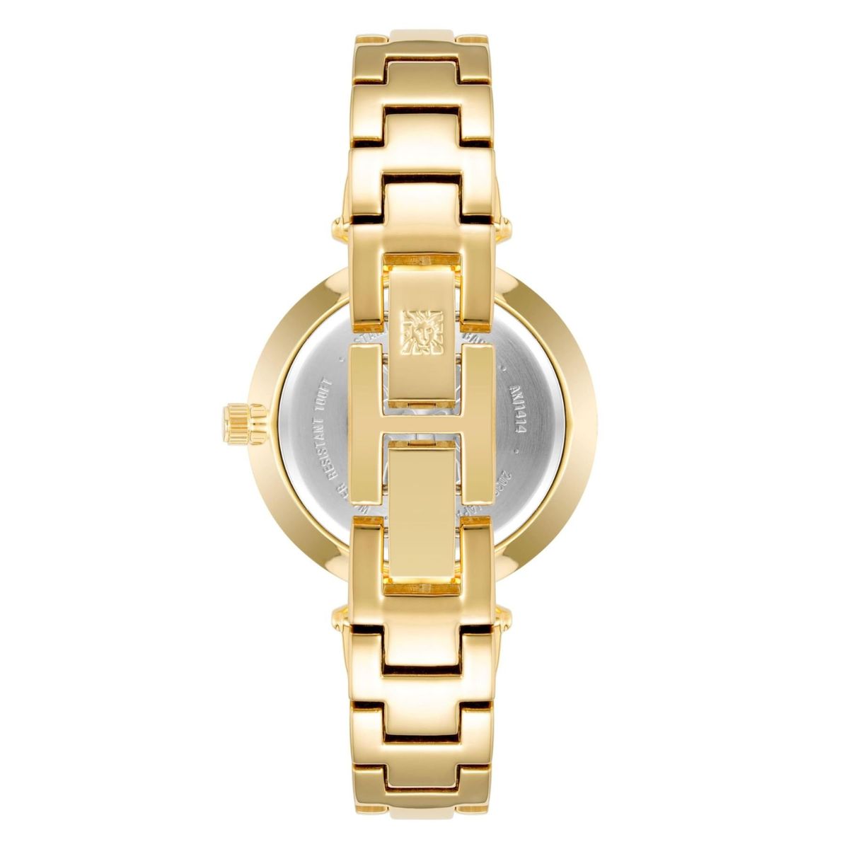 ANNE KLEIN - Anne Klein reloj de pulsera con diamantes  para mujer - Oro rosa/negro
