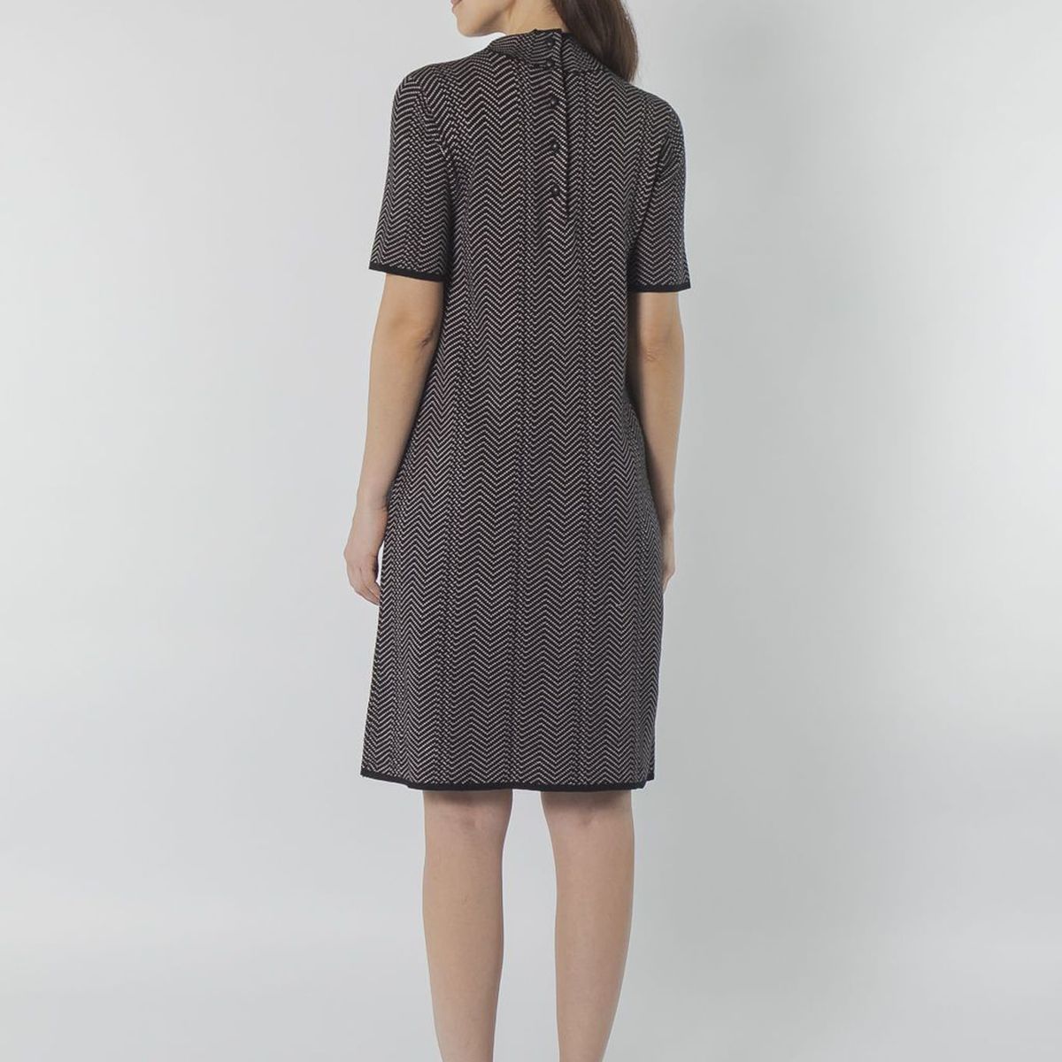 CALVIN KLEIN - VESTIDO GEOMETRIC POCKET SWEATER DRESS