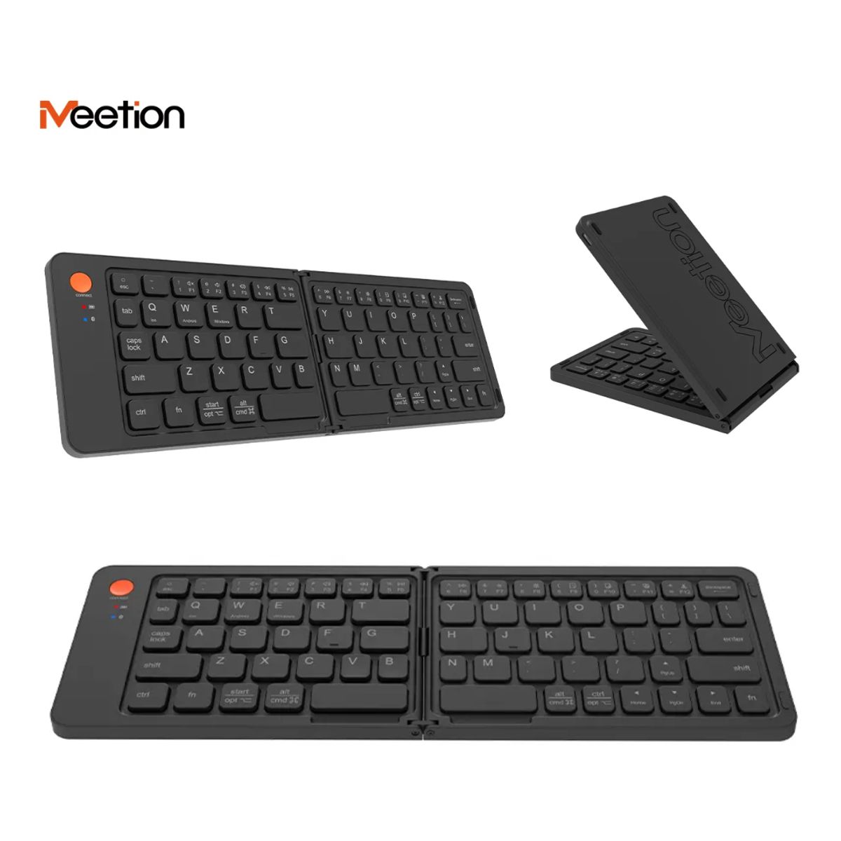 MEETION - Combo Mini Teclado Plegable con Mouse Inalámbrico MEETION BTC001