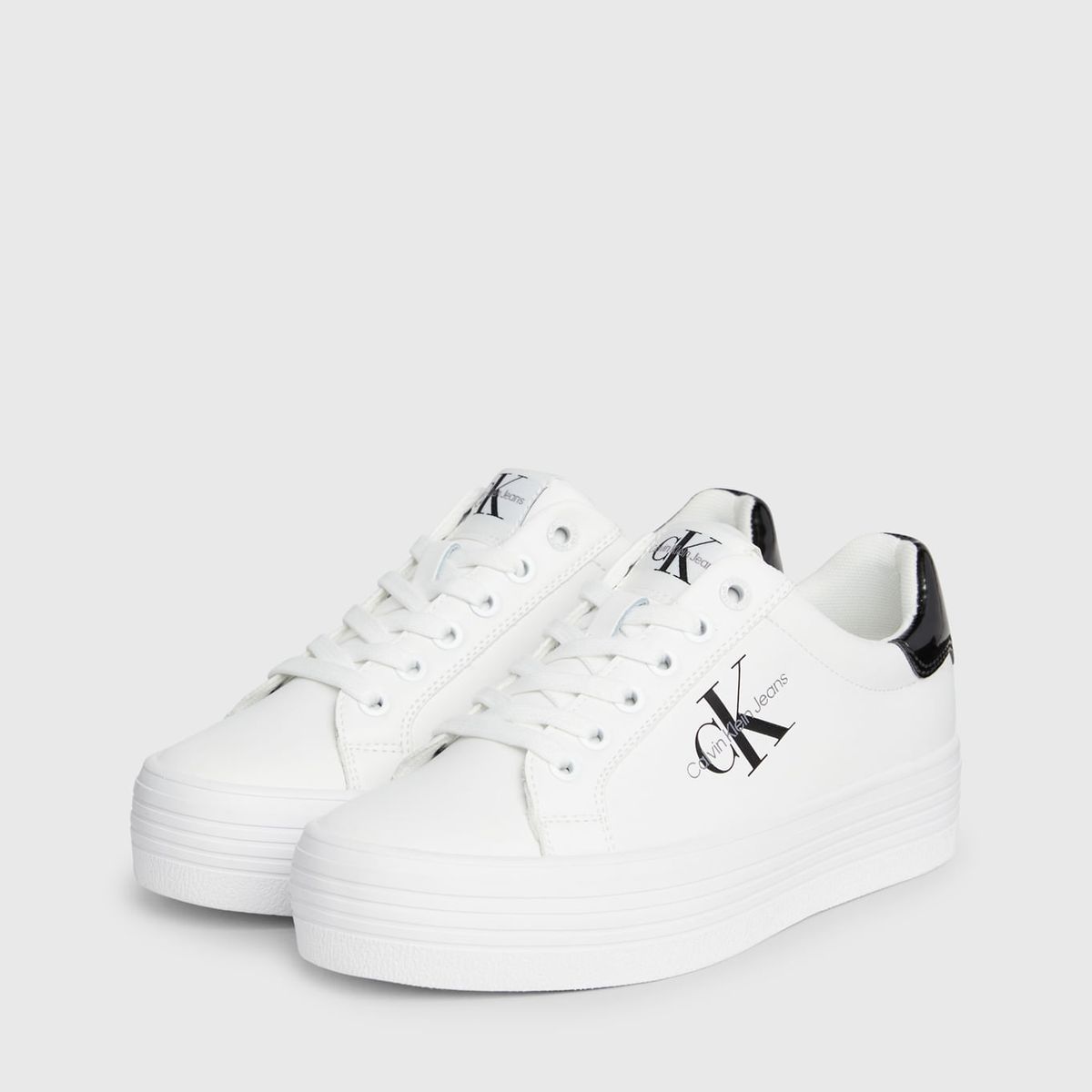 CALVIN KLEIN - ZAPATILLAS BOLD VULC FLATF LACE LTH MET CK