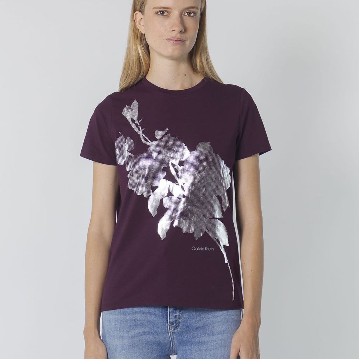 CALVIN KLEIN - T-SHIRT M/C PARA MUJERES CK